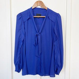 Anthropology Greylin Royal Blue Blouse